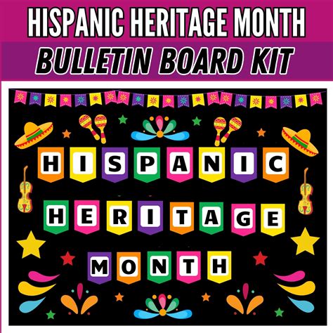 Hispanic Heritage Month Bulletin Boards And Posters Bundle Classroom