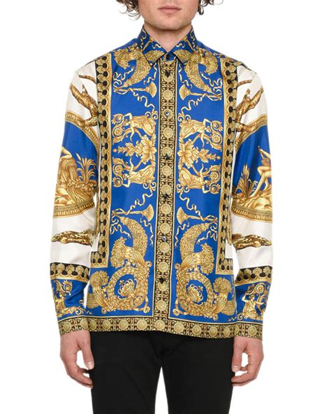 versace-silk-baroque-print-shirt-in-blue-for-men-lyst