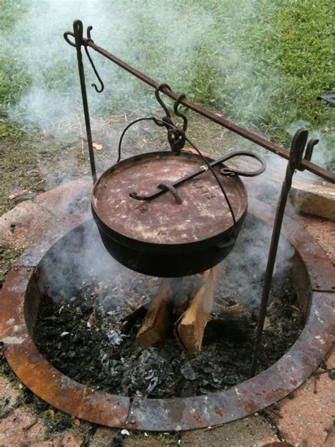 Can i cook over my gas fire pit? View topic - Cowboy Beans | Fire cooking, Dutch oven ...