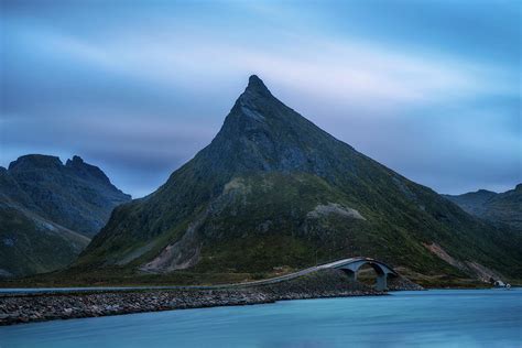 Fredvang Bridge On Lofoten Islands In Norway Photograph By Miroslav