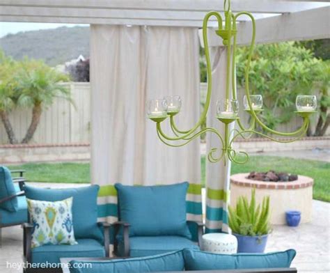 Diy Outdoor Chandelier How To Make A Candle Chandelier