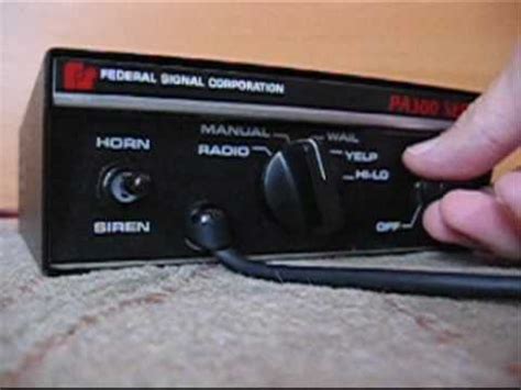This is a requested video for a wiring tutorial for the federal signal pa300. Federal Siren PA300 SERIES - YouTube