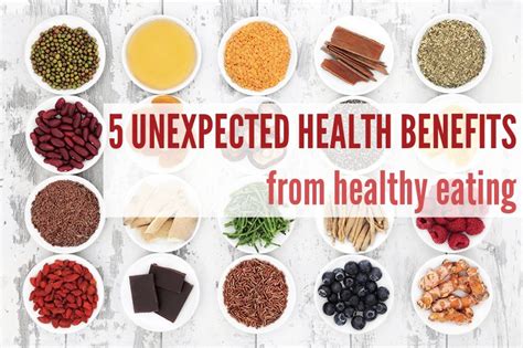 5 unexpected health benefits from healthy eating