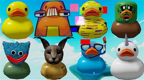 Find The Rubber Duck Morphs How To Get All Morphs And Badges Roblox Youtube