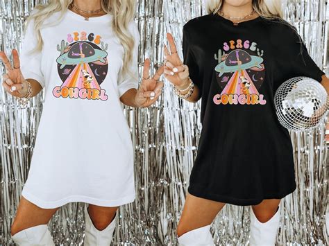 Space Cowgirl Bachelorette Cowgirl Shirt Cowgirl Costume Disco Etsy
