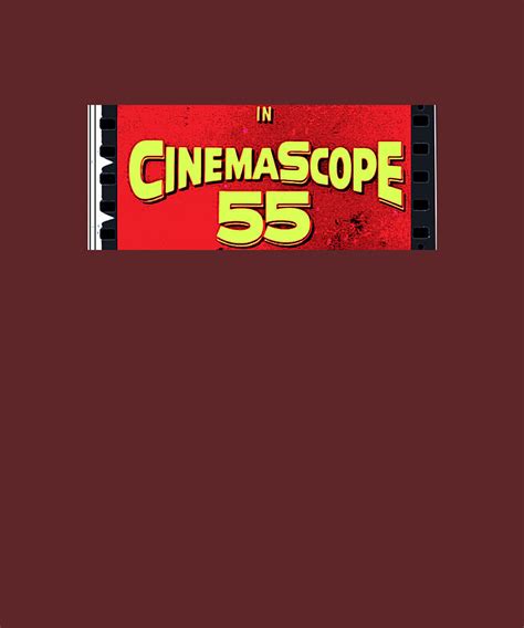 Cinemascope 55 Red Yellow Frame Classic Stars Painting By Luke Kelly