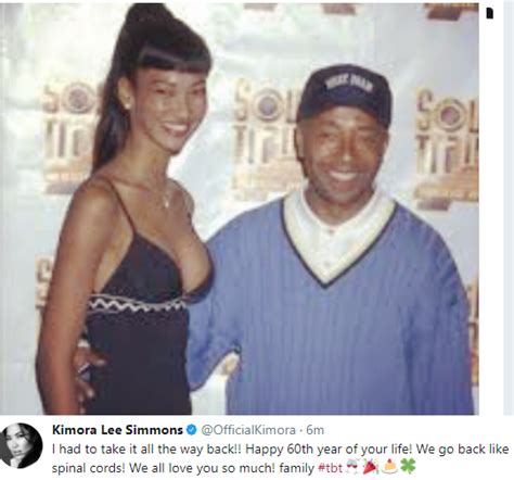 Kimora Lee Celebrates Her Ex Husbandrussell Simmons As He