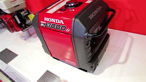 Honda Eu3000 3000w Portable Generator At 2012 New York International