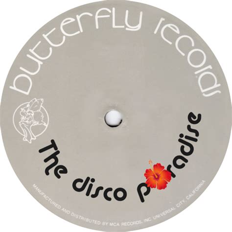 Butterfly Record Label The Disco Paradise