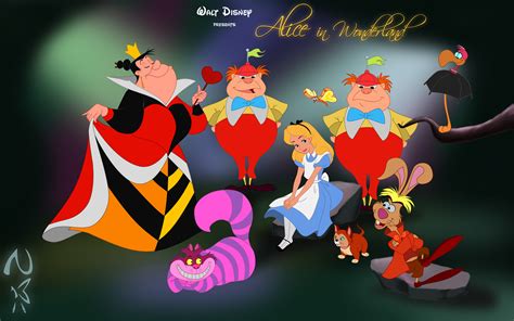 Cartoon Alice In Wonderland Wallpaper Муза Льюиса Кэрролла Кто был