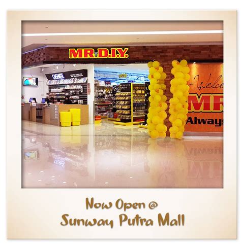 If you are willing to travel a bit further, sunway geo and subang parade have a pretty big outlet. BestLah: MR DIY @ Sunway Putra Mall - 600 FREE Umbrellas ...