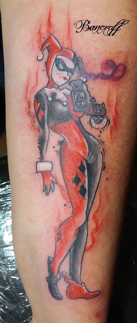 Maybe you would like to learn more about one of these? Harley quinn acuarelable, bancroff tatuajes, bancroff ...