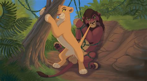 Rule 34 Balls Disney Erection Feline Female Kiara Kovu Lion Male Penis Pussy Sex The Lion King