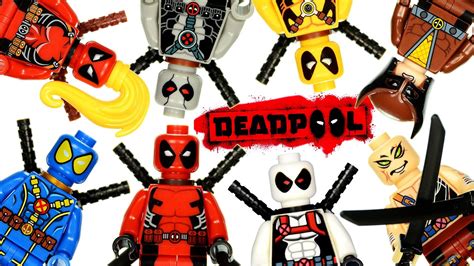 Type Mini Figurine Lego Serie Marvel X Men Deadpool En Formation Jouets