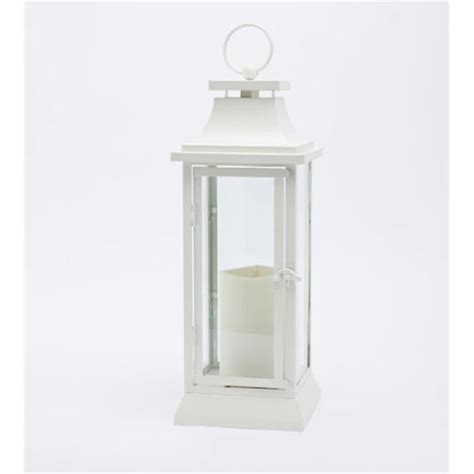 Luminara Heritage Lantern Wcandle White