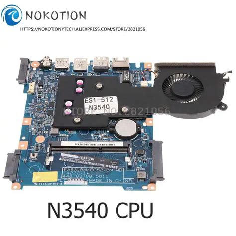Nokotion 448037070011 Mainboard For Acer Aspire Es1 512 Laptop
