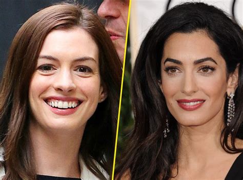 Photos Anne Hathaway Et Amal Clooney Se Ressemblent Elles A Vous De