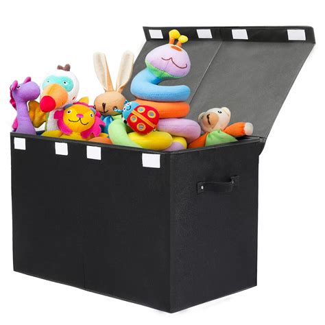 Buy Large Toy Box Chest Storage With Flip Top Lid Collapsible Kids