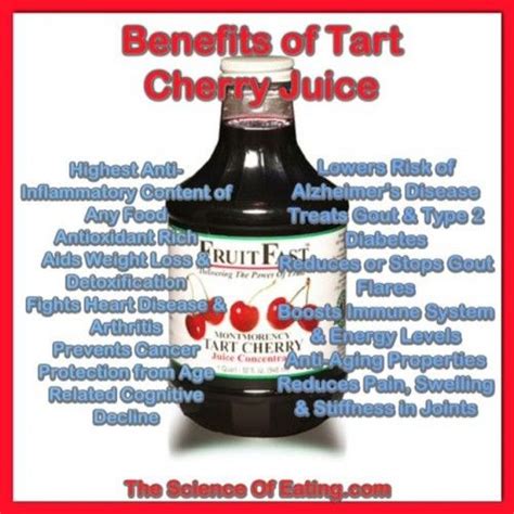 Benefits Of Tart Cherry Juice The Science Of Eating Tart Cherry