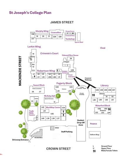 Campus Map St Josephs College