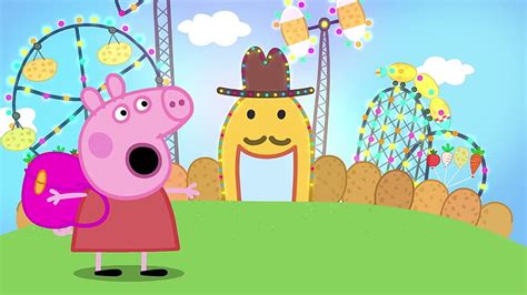 1366x768px 720p Free Download Mr Elephant George Pig Daddy Pig