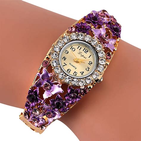 Buy Luxury Diamond Bracelet Watch Women Lvpai Design