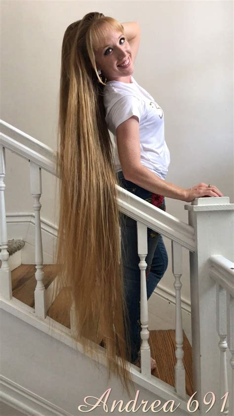 Braids And Hairstyles For Super Long Hair Length Pictures On The Stairs