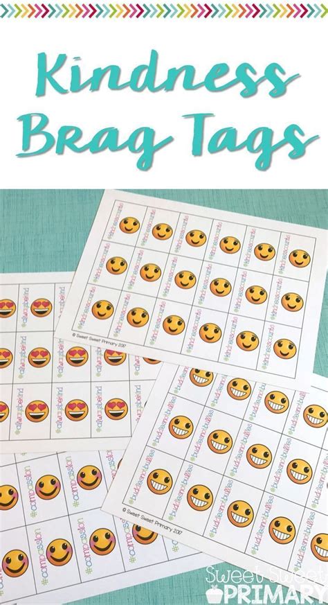 Encourage Kindness In The Classroom With These Free Kindness Brag Tags