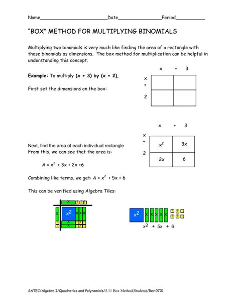 41 Multiplying Binomials Practice Worksheet Worksheet Master