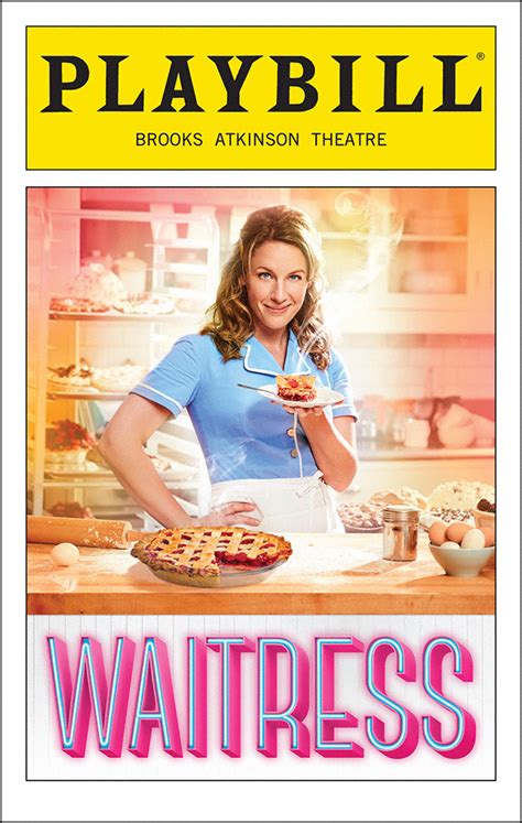 Waitress Broadway Brooks Atkinson Theatre Playbill