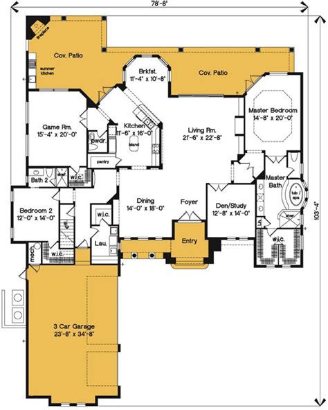 Plan 83342cl Exciting Mediterranean House Plan With Bonus Room House