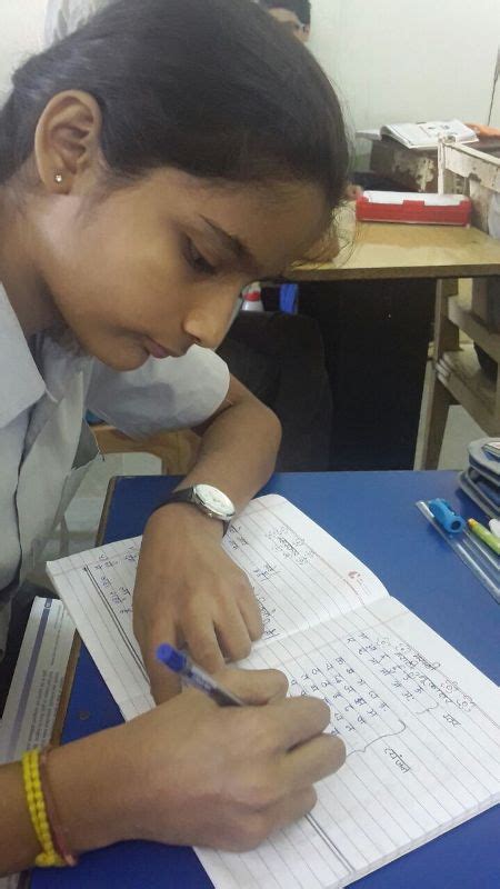 Writing The Alphabet Maharashtra Choithram School
