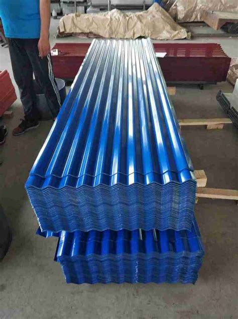 ASTM CGCC Pre Painted Corrugated Roofing Sheet Gauge Corrugated Metal Roofing