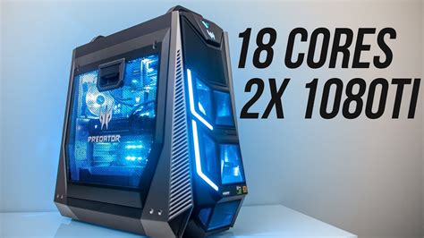 The predator orion 9000 gaming desktop is one of acer's latest additions to the predator family and it complements the absurdly large and undeniably powerful 21x gaming laptop. Acer Predator Orion 9000 - 1080 Ti SLI + 18 Cores - YouTube