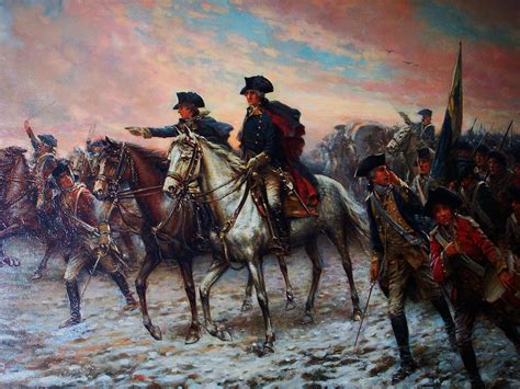 George Washington At Valley Forge Painting By Celestial Images