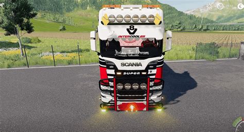 Fs19 Scania Hooklift V1000 Fs 19 Trucks Mod Download