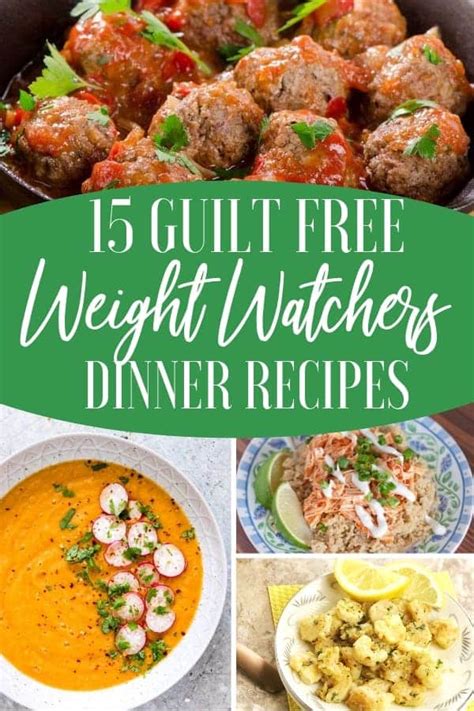 I didn't feel like putting a collage of all different pics together cause i'm lazy. 15 Guilt Free Weight Watchers Dinner Recipes You Must Try
