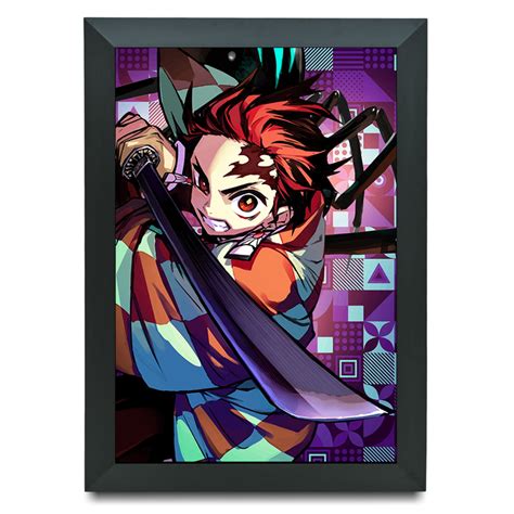 Quadro Decorativo Anime Demon Slayer Kimetsu Poster A3 No Elo7