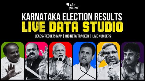 Karnataka Election Results 2023 LIVE Data Studio By The Quint On
