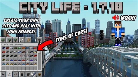 Minecraft City Life 1710 Modpack Showcase Real Life Mods