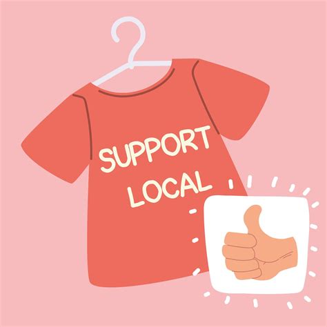 shop local, support local business 2686181 Vector Art at Vecteezy