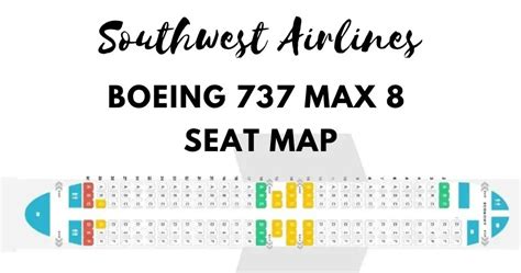 Boeing 737 Max 8 Seat Map With Airlines Configuration