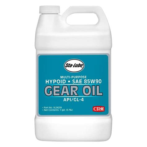 Sta Lube® Sl24239 Sae 85w 90 Multi Purpose Hypoid Gear Oil 1 Gallon