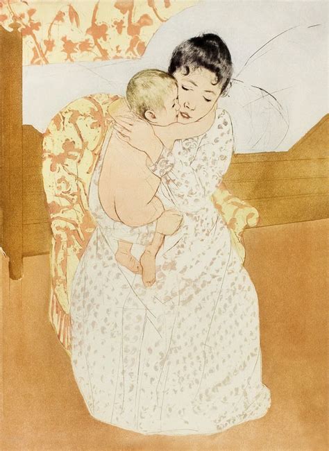 Maternal Caress 1891 Mary Cassatt Cassatt Art History