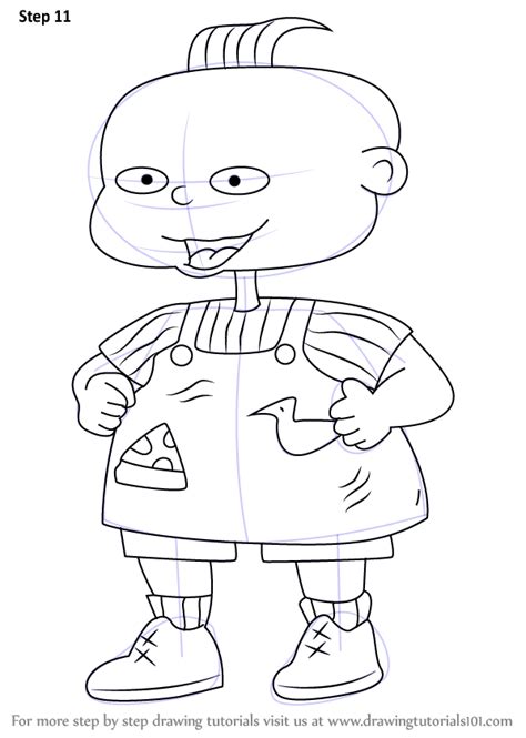 Learn How To Draw Phil From Rugrats Rugrats Step By Step Drawing