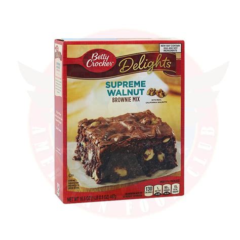 Betty Crocker Supreme Walnut Brownie Mix 599