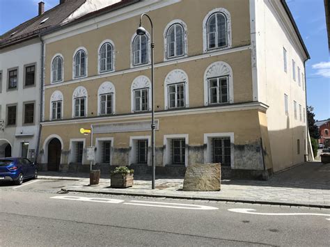 Adolf Hitlers Childhood Home In Braunau Am In Austria Quite Subtle
