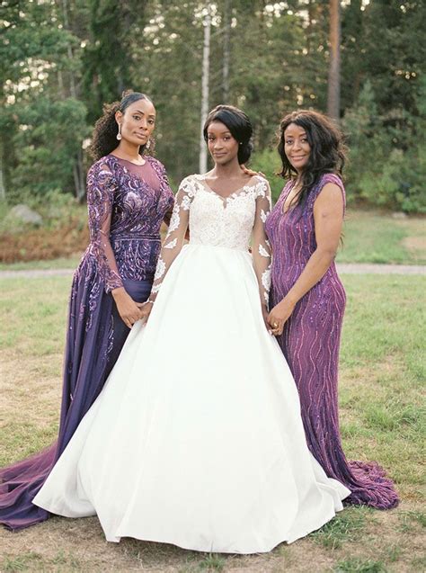 Regal European Wedding Day In Royal Purple And Gold