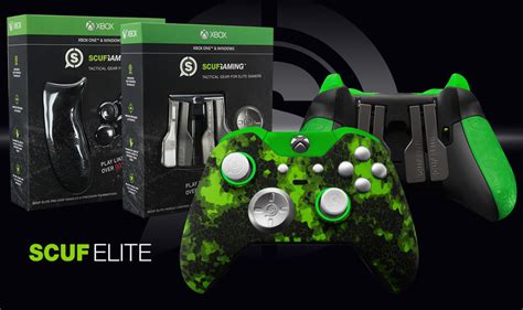 Xbox Elite Controller Gets Line Of Scuf Accessories Full Custom Option