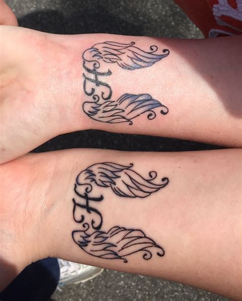 Sister Tattoos In Memory Of Lost Sister And In Honor Of Each Other